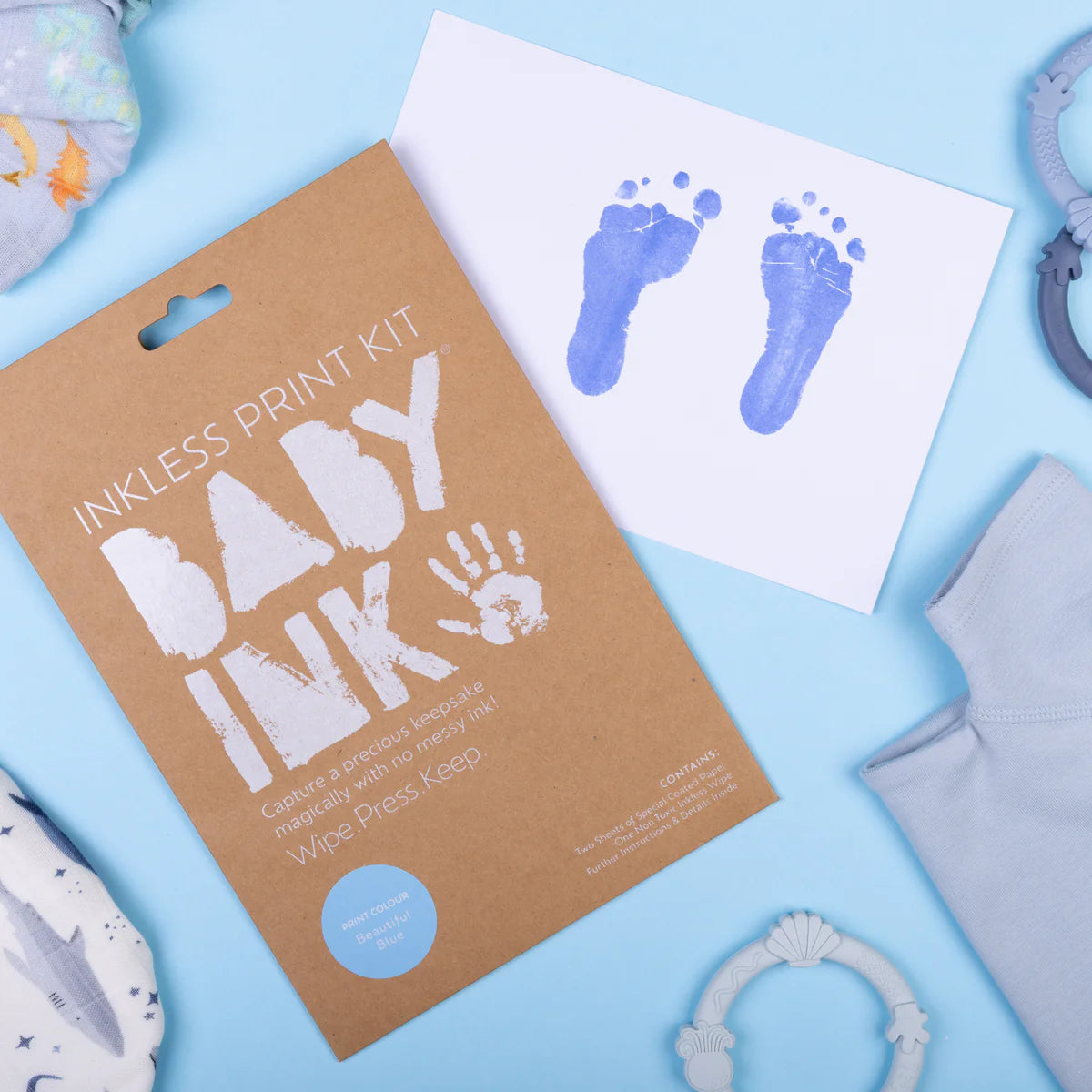 BABYink Inkless Print Kit - Beautiful Blue