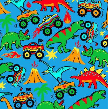 Dinosaurs and Monster Trucks Babychino Cup 4oz