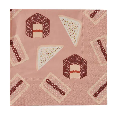 Tucker 20pk 3 Ply 33cm Napkin - Pink