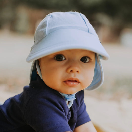 Legionnaire Hat with Strap - Baby Blue