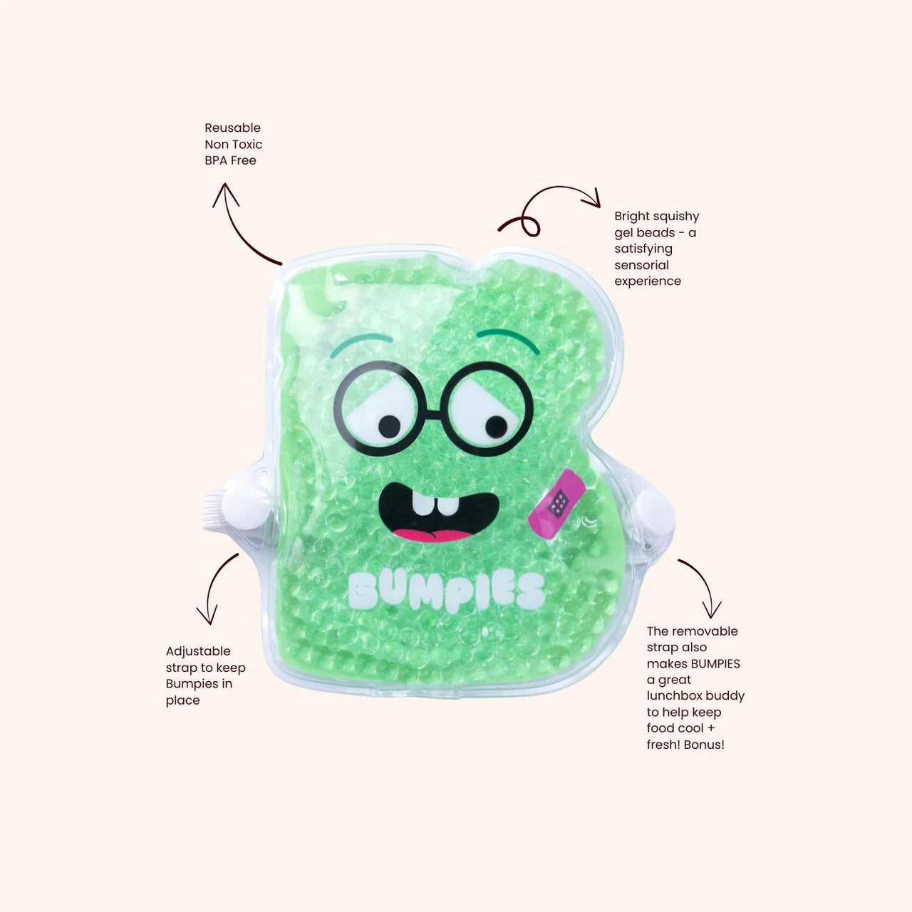 RUMBLES | Reusable Hot & Cold Pack for Kids