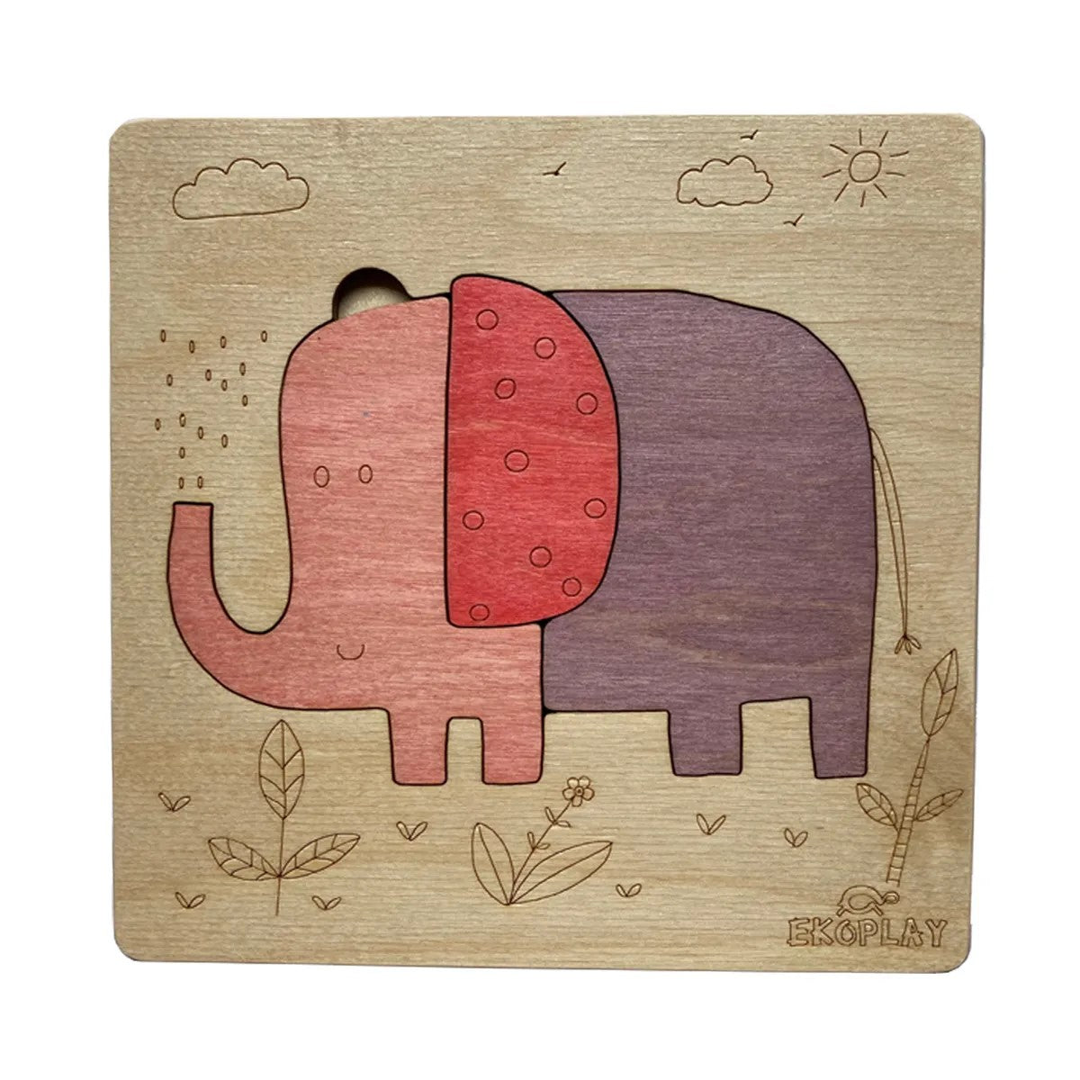 Playful Elephant Puzzle
