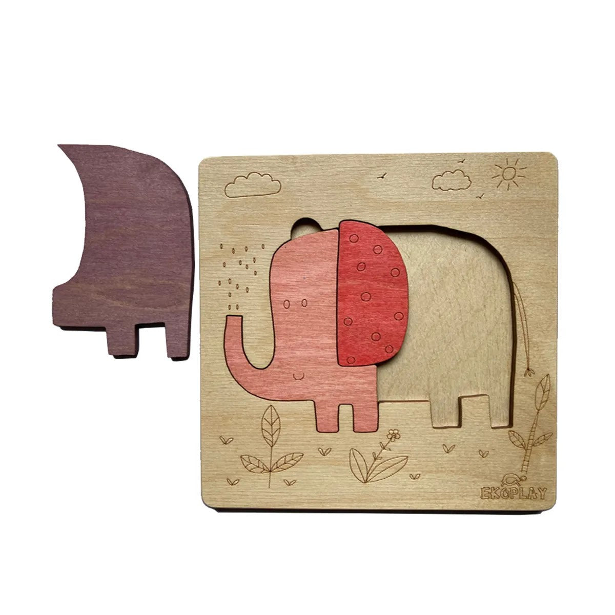 Playful Elephant Puzzle
