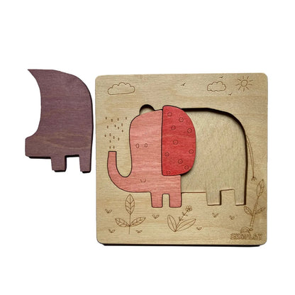 Playful Elephant Puzzle