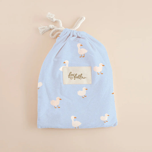 Blue Ducks Organic Fitted Bassinet Sheet/Change Pad Cover