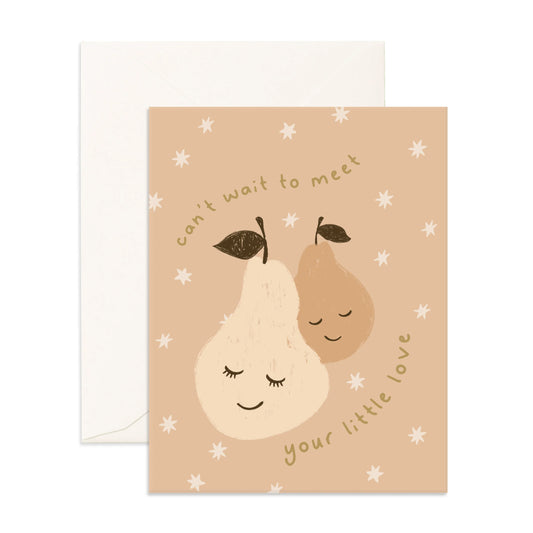 Meet Little Love Pear Greeting Card