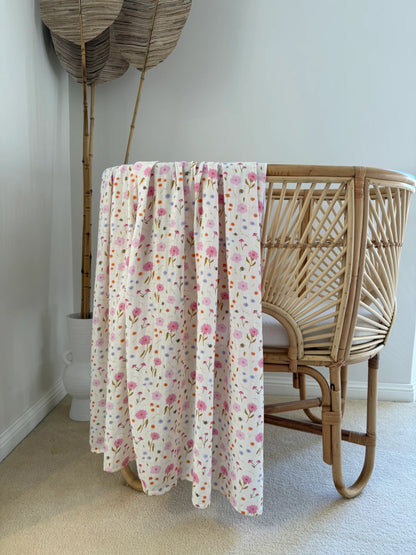 Spring Posy Baby Muslin Swaddle