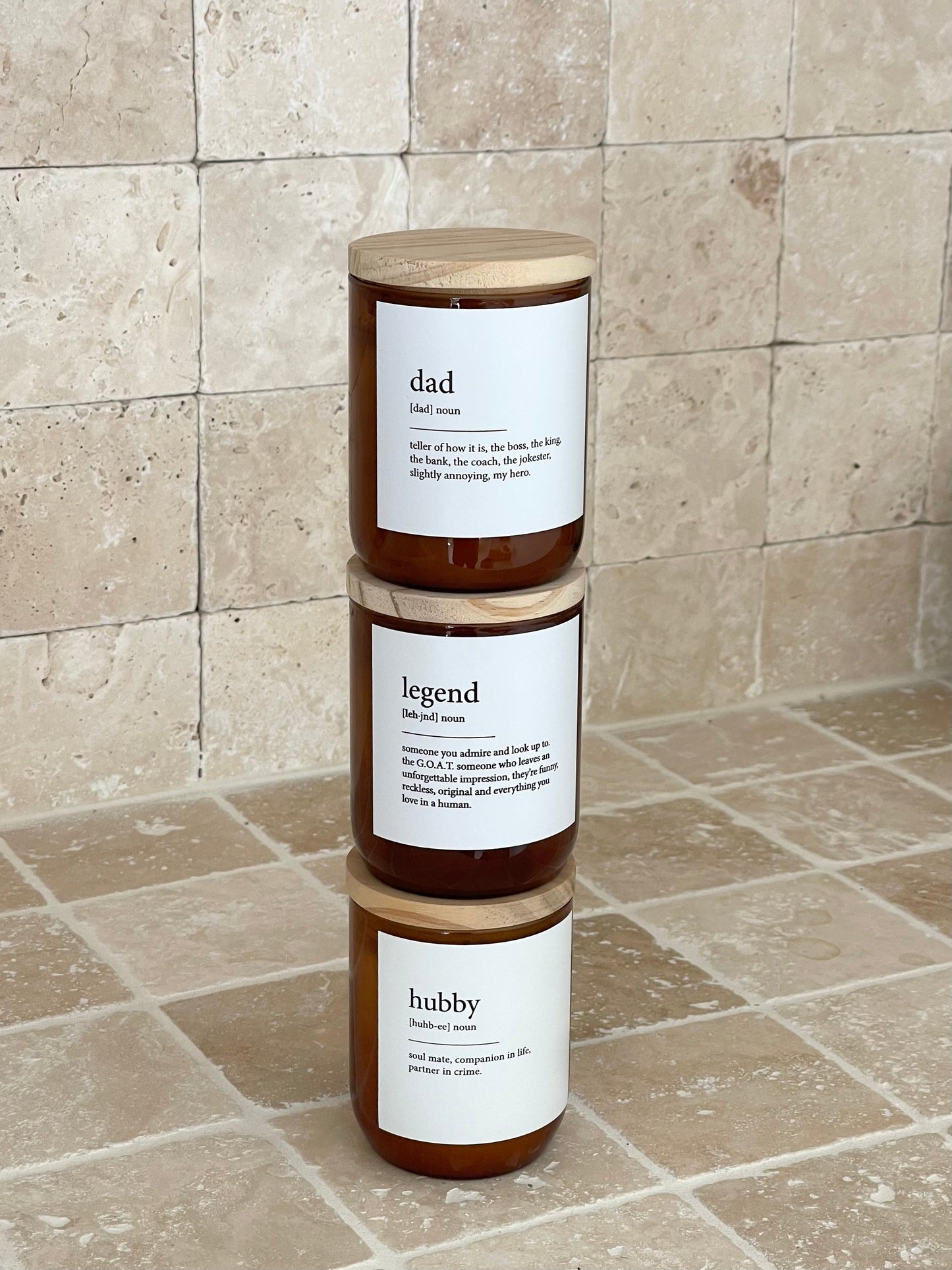 Dad ~ Dictionary Meaning Candle