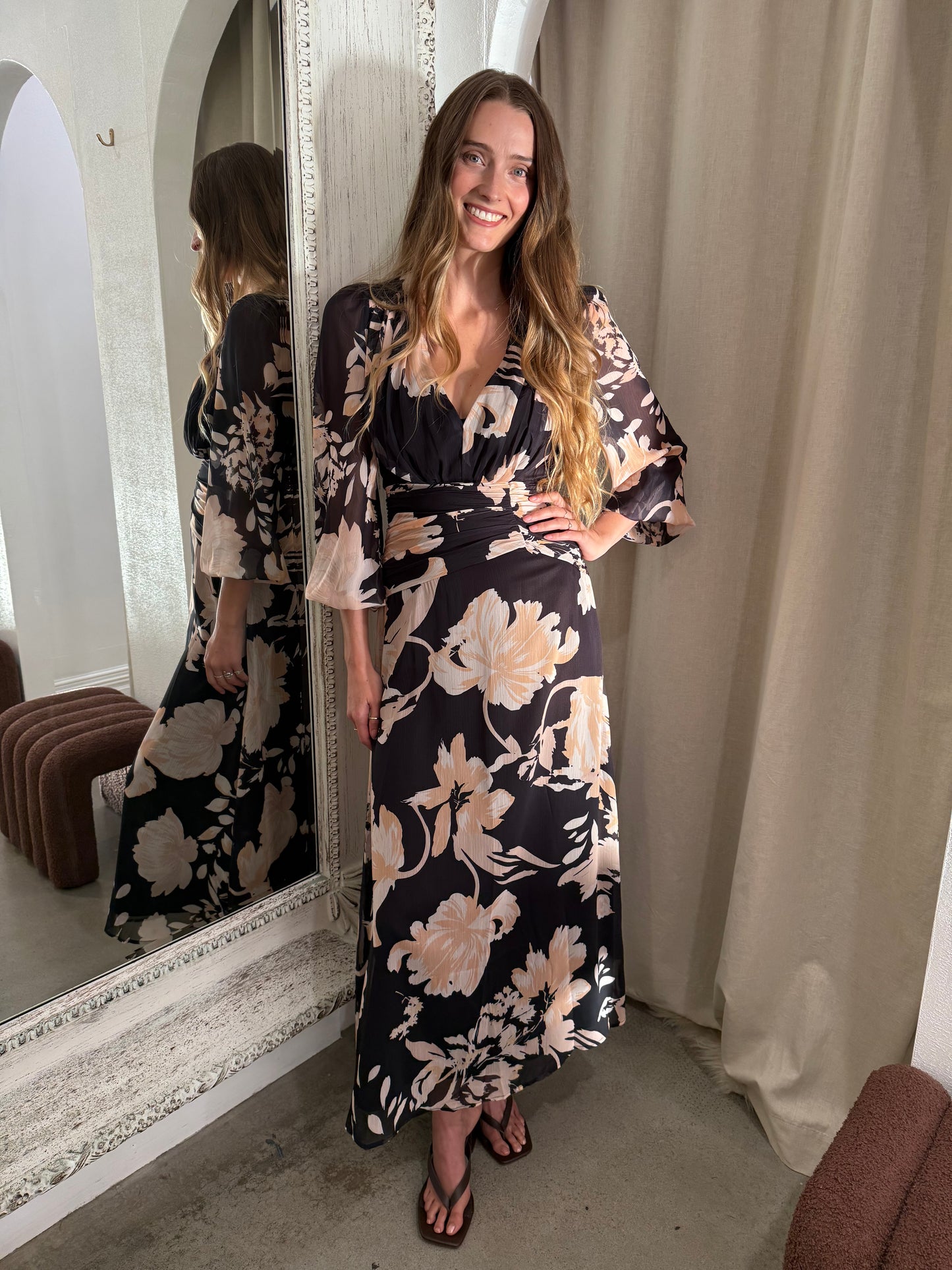 CELESTE MIDI DRESS