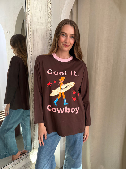 COOL IT COWBOY TEE
