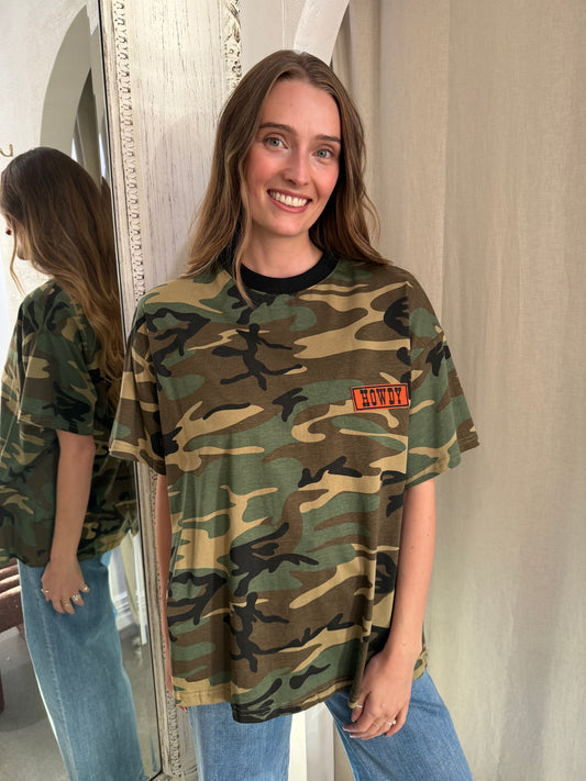 HOWDY CAMO TEE