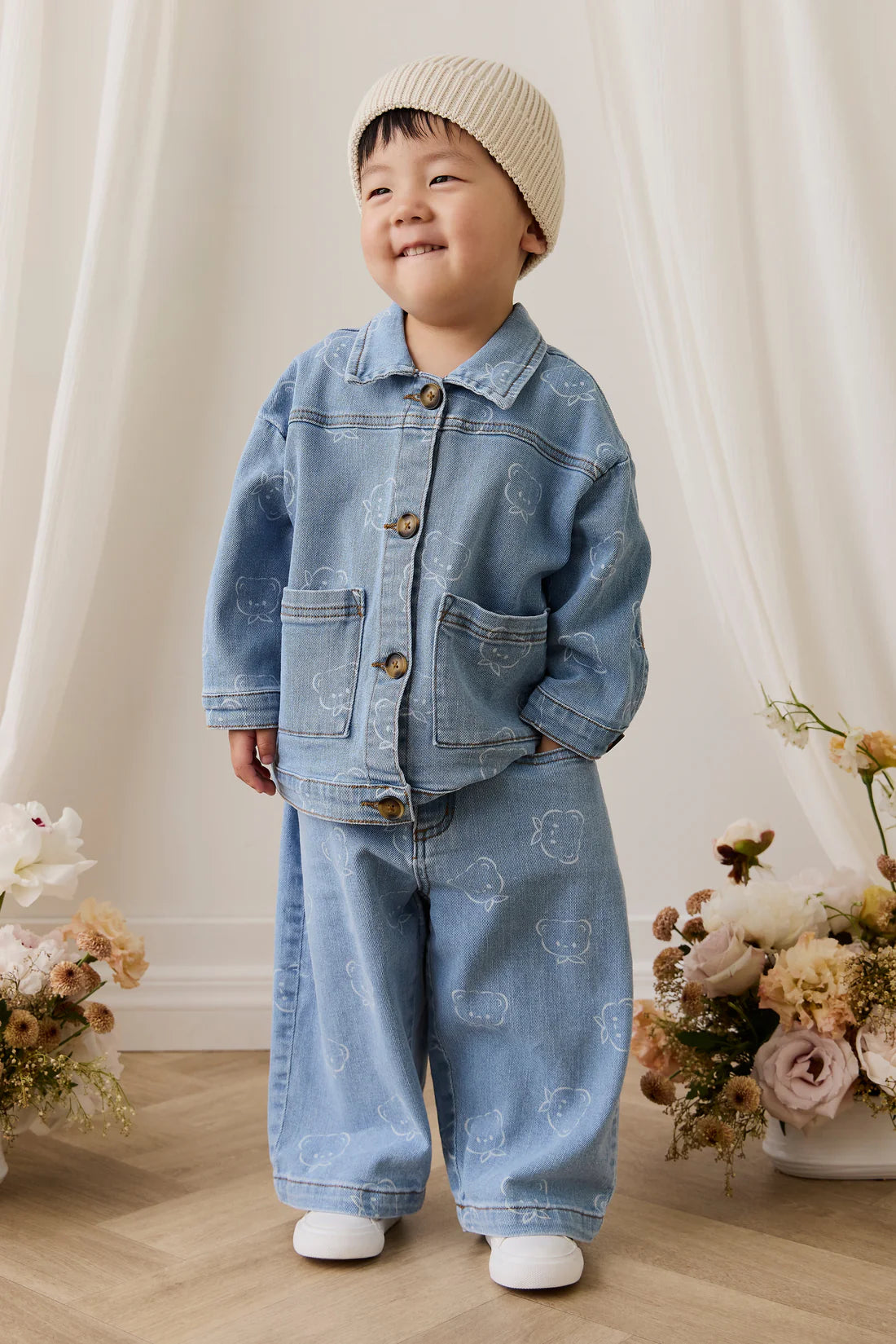 Axel Jacket - Bowie Bear Denim