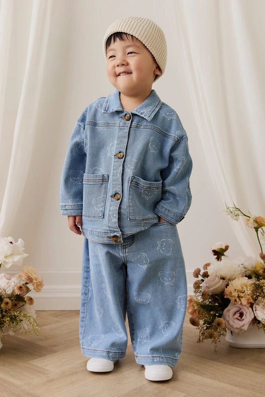 Axel Jacket - Bowie Bear Denim