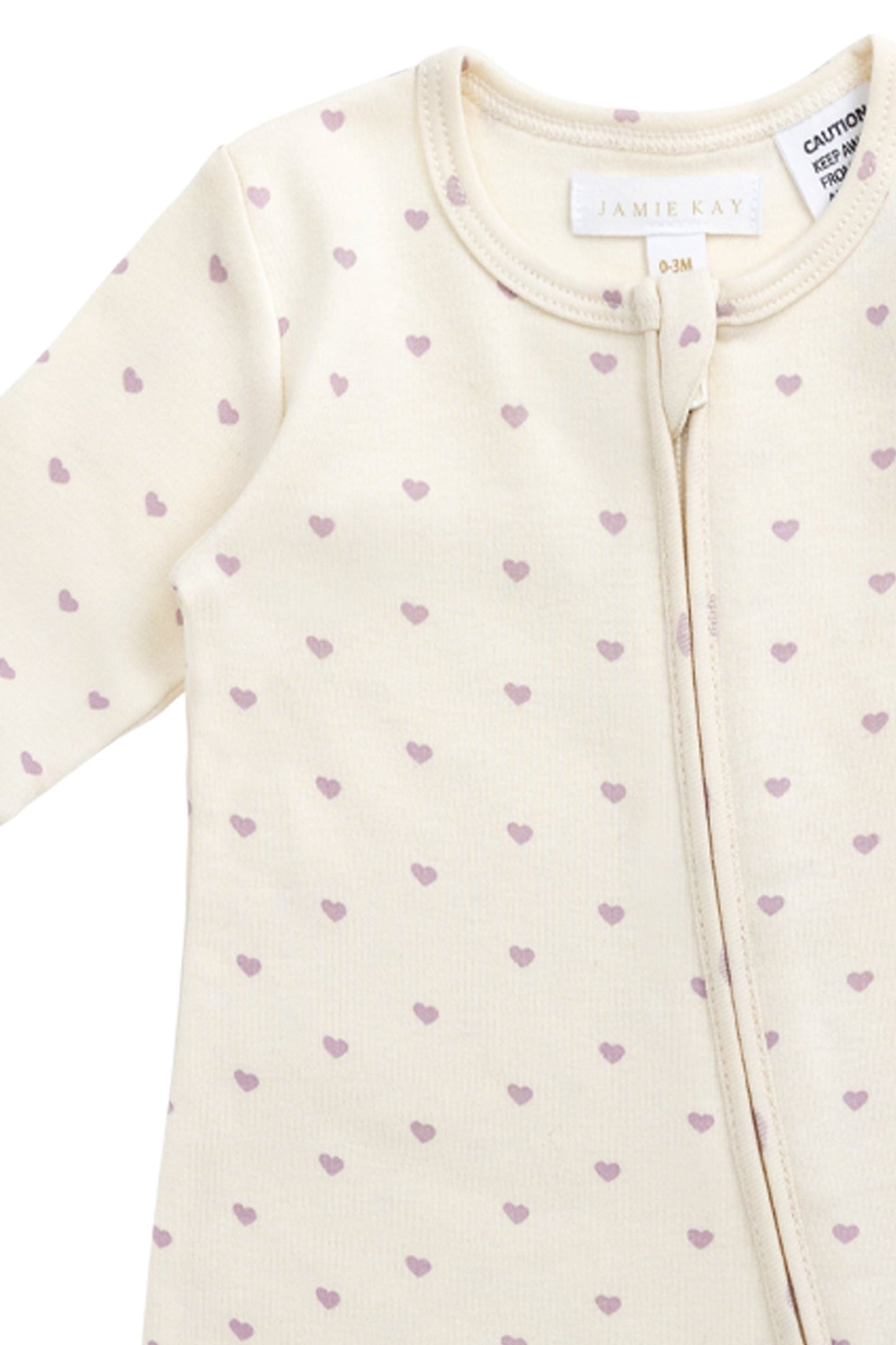 Organic Cotton Reese Zip One Piece - Mon Amour Vintage