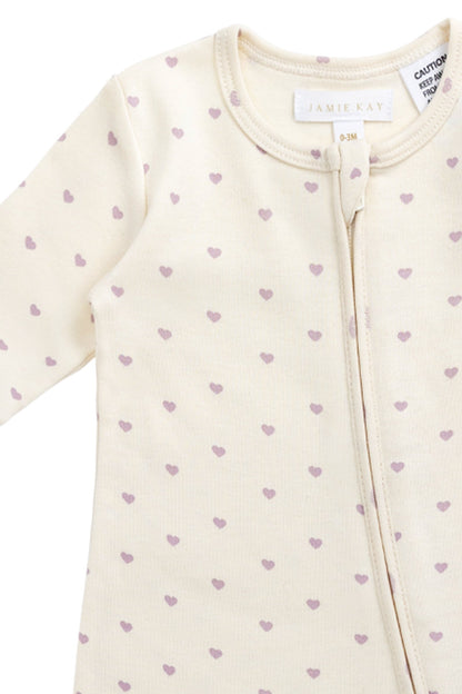 Organic Cotton Reese Zip One Piece - Mon Amour Vintage