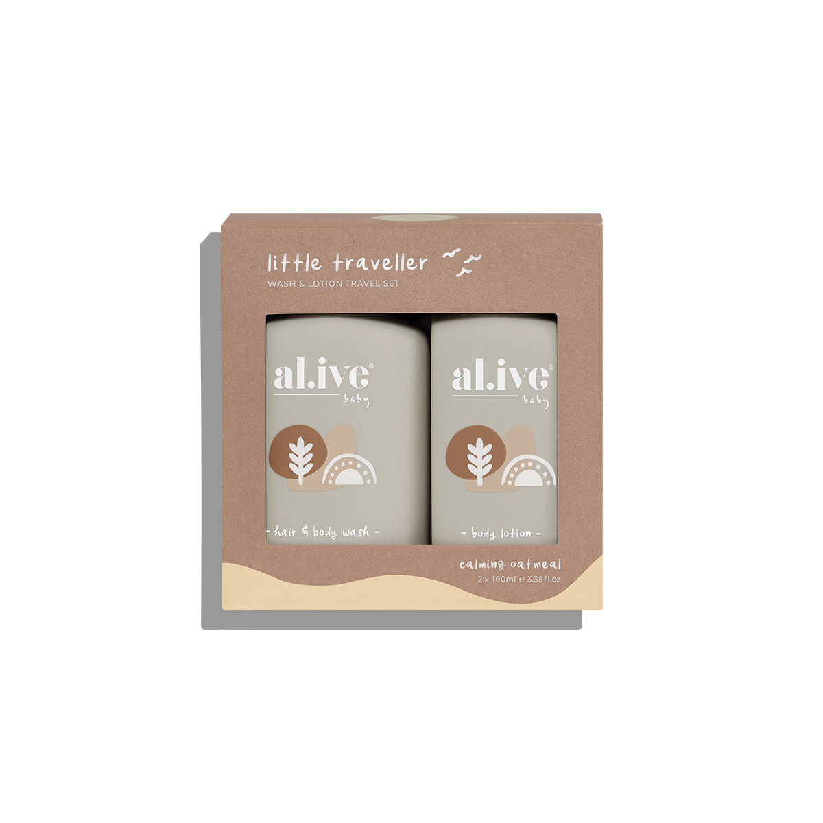 Al.ive Body Little Traveller Calming Oatmeal Travel Pack