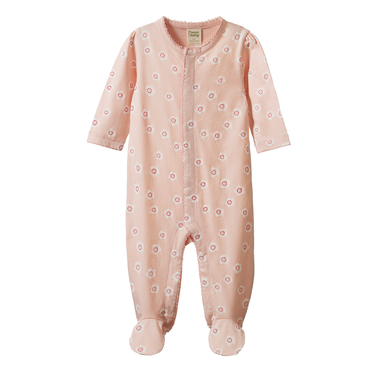 Lucy Suit- Flora Stamp Rose Dust Print