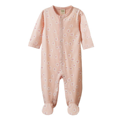 Lucy Suit- Flora Stamp Rose Dust Print