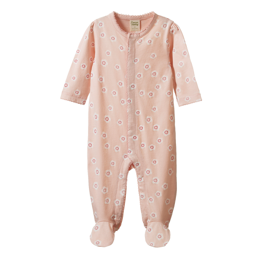 Lucy Suit- Flora Stamp Rose Dust Print