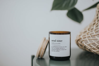 Soul Sister ~ Dictionary Meaning Candle