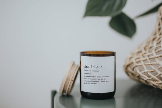 Soul Sister ~ Dictionary Meaning Candle