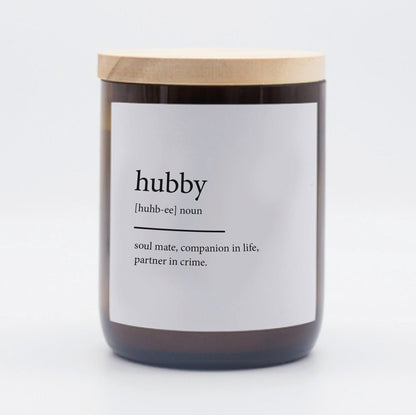 Hubby ~ Dictionary Meaning Candle