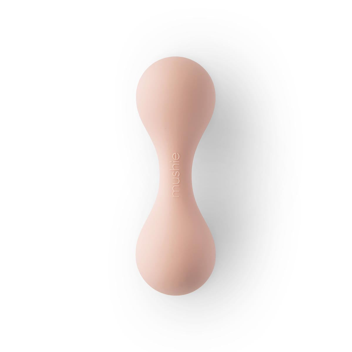 Mushie Silicone Baby Rattle – Blush