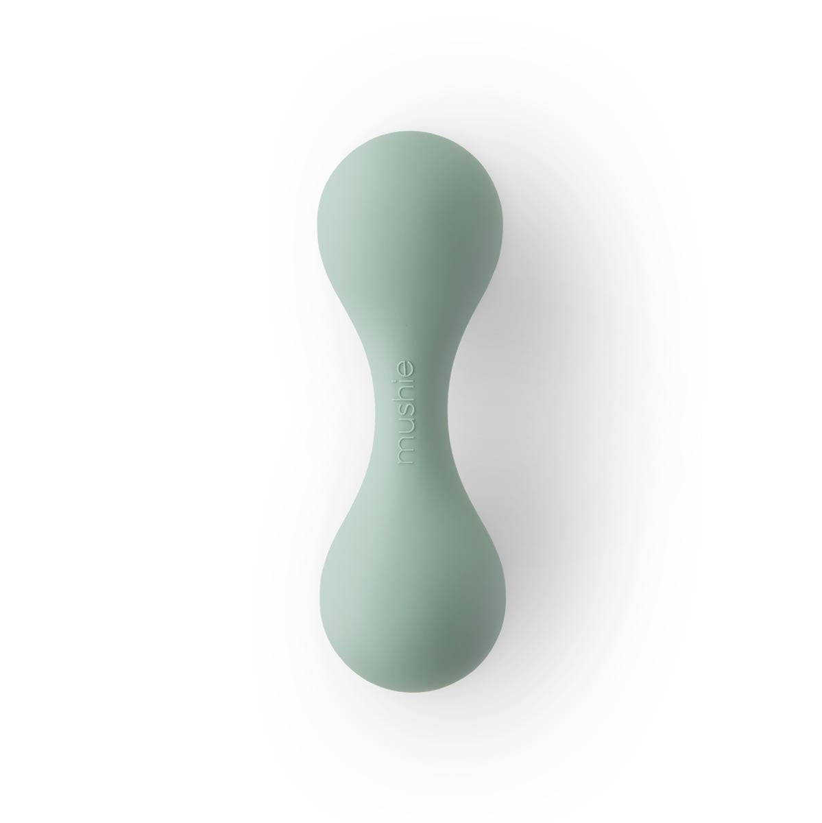 Mushie Silicone Baby Rattle – Cambridge Blue