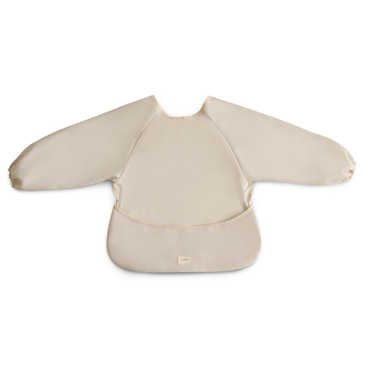 Mushie Long Sleeved Bib – Fog
