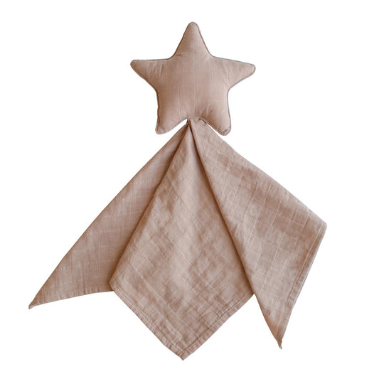 Mushie Lovey Star Blanket – Natural