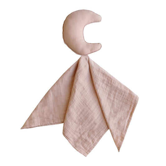 Mushie Lovey Moon Blanket – Blush