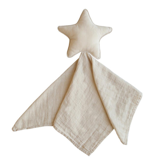 Mushie Lovey Star Blanket – Fog