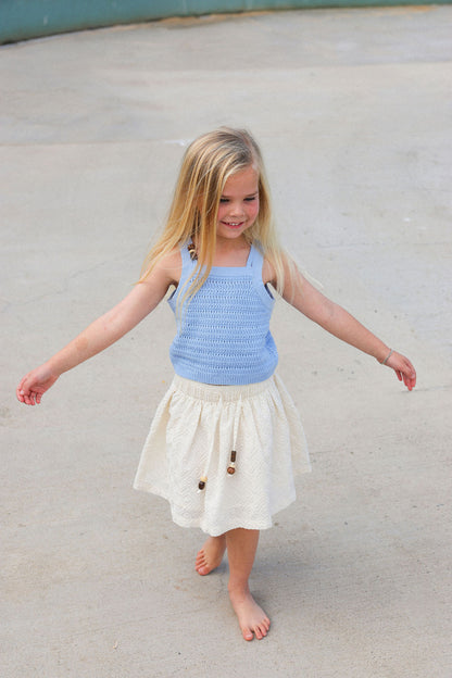 Organic Knitted Bead Top - Bubble