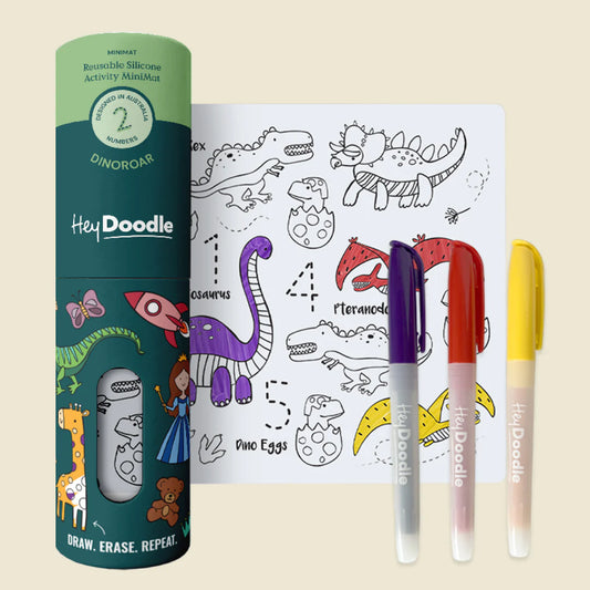 Mini Colouring & Doodle Mat - DinoRoar