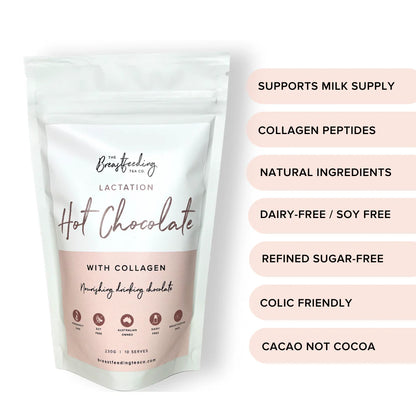 Lactation Hot Chocolate with Collagen (DF, SF)