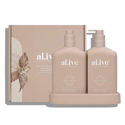 Al.ive Body Wash & Lotion Duo - Apricot & Sweet Fig