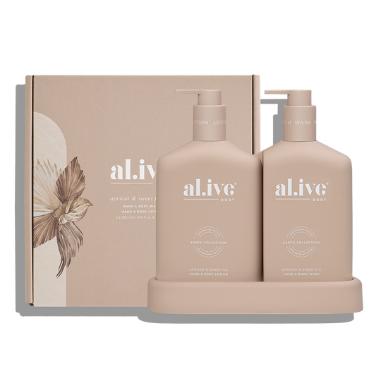Al.ive Body Wash & Lotion Duo - Apricot & Sweet Fig