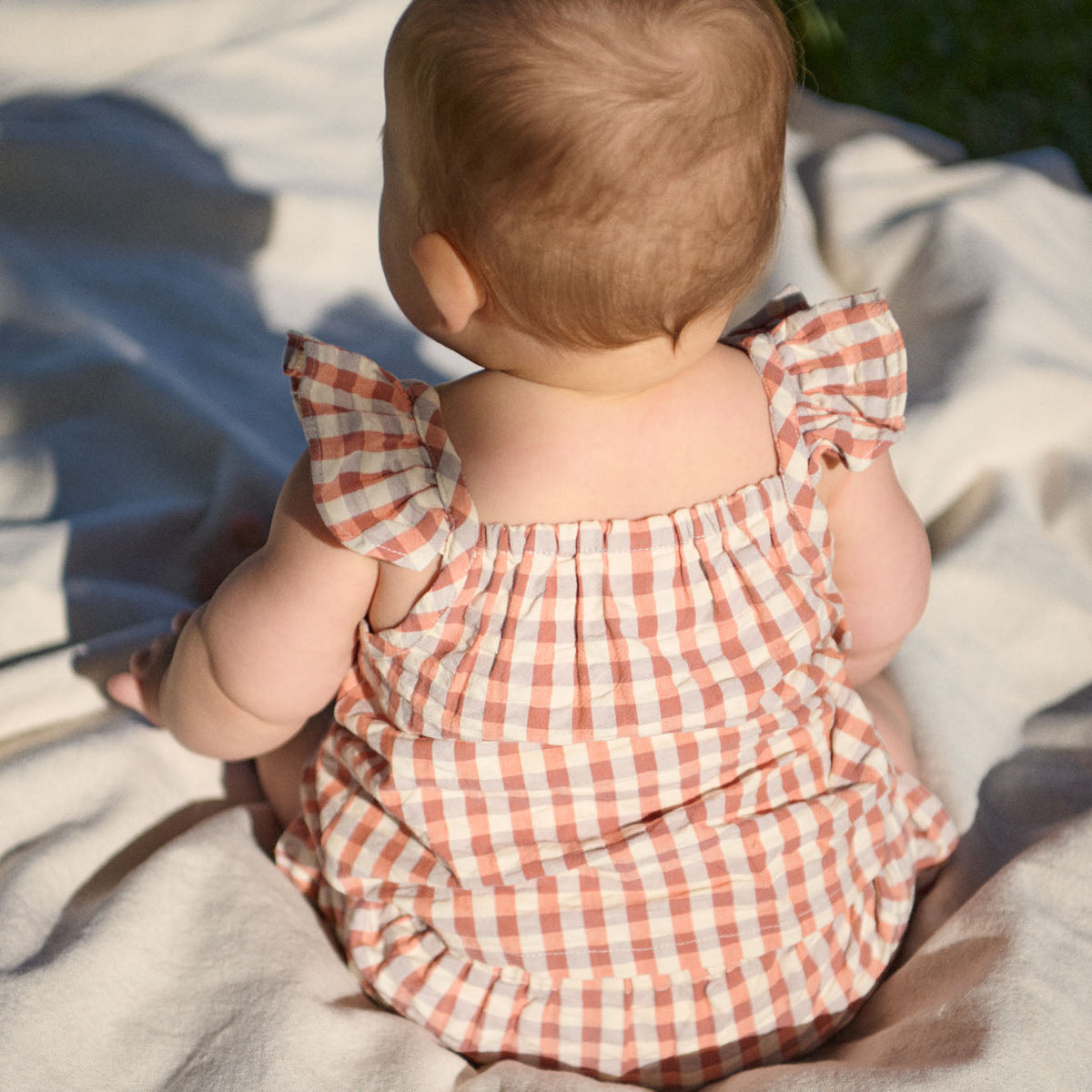 Petal Set- Dandelion Gingham