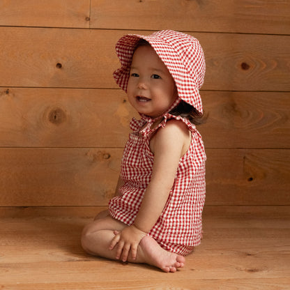 Petal Set- Red Gingham