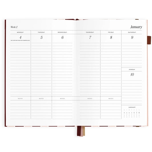2027 A5 Horizontal Planner - Sorrento