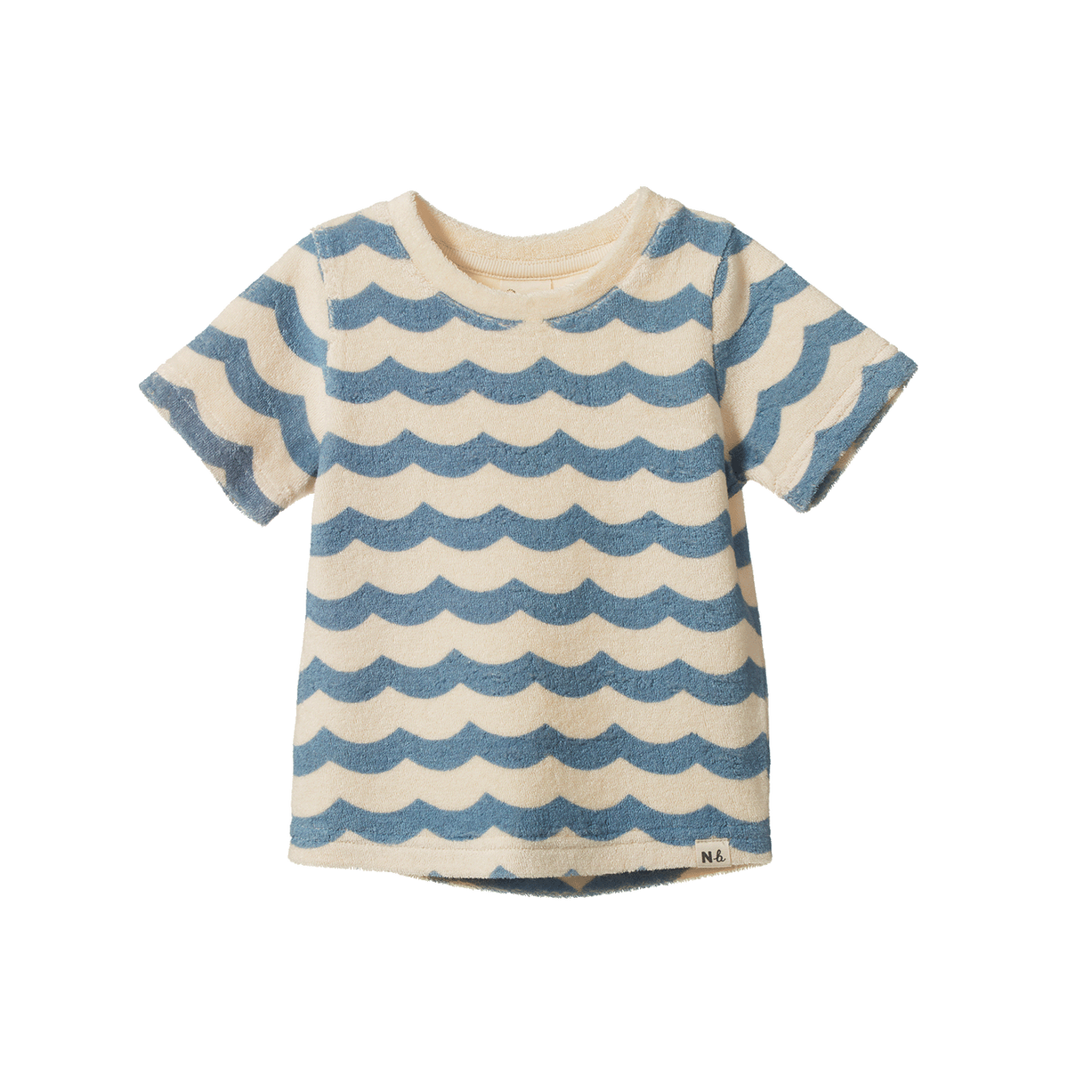 River Tee Terry- Waves Print