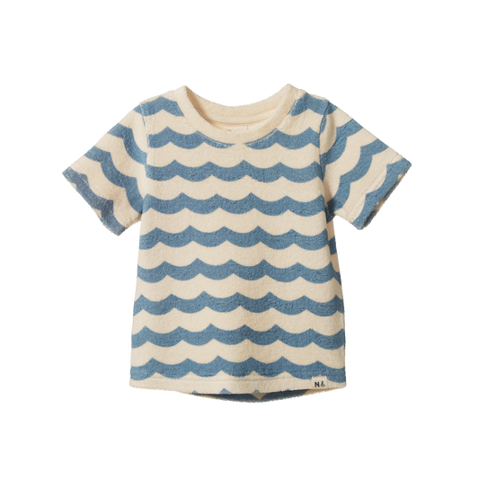 River Tee Terry- Waves Print