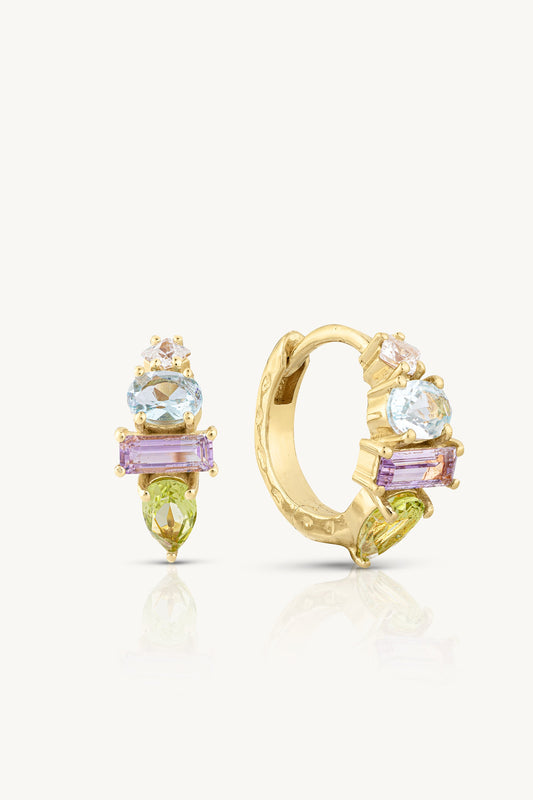 Reina Gold Hoops