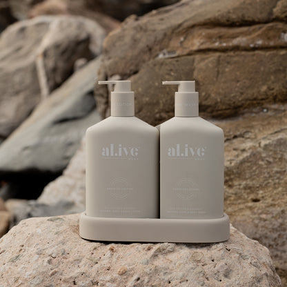 Al.ive Body Wash & Lotion Duo - Sea Cotton & Coconut