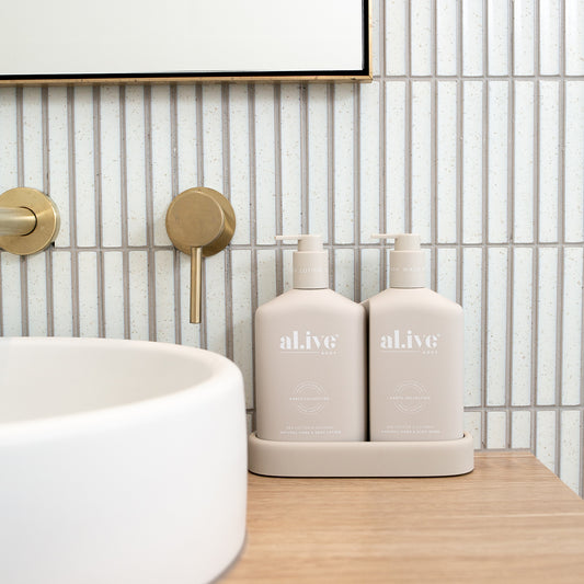 Al.ive Body Wash & Lotion Duo - Sea Cotton & Coconut