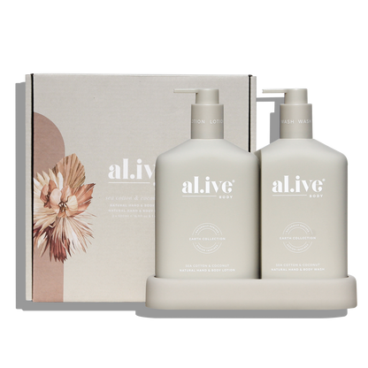 Al.ive Body Wash & Lotion Duo - Sea Cotton & Coconut
