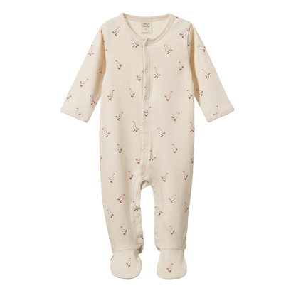 Cotton Stretch and Grow - Goosey Print
