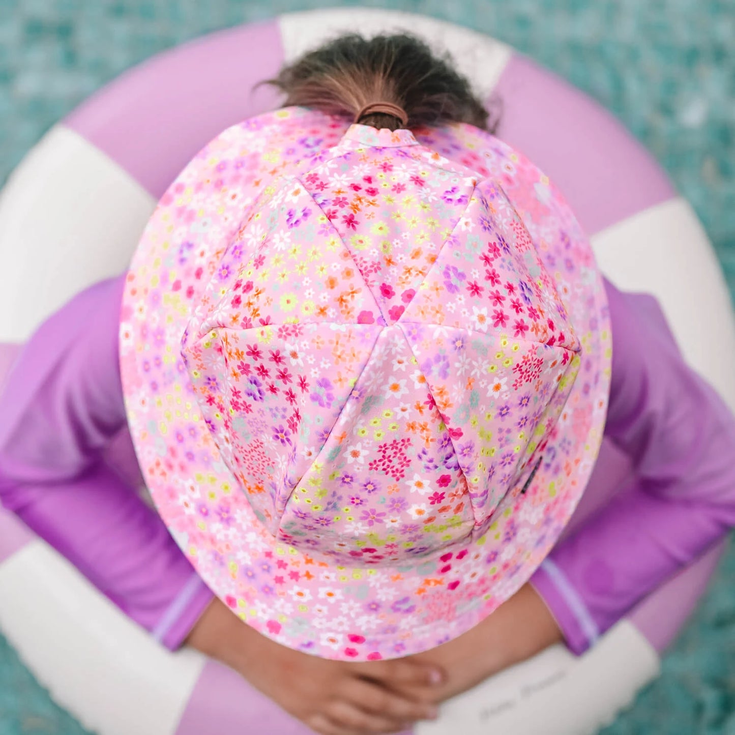 Ponytail Swim Bucket Hat - Isla