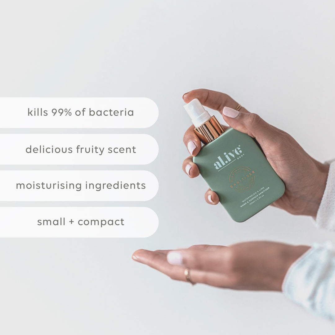 Hand & Surface Sanitiser Spray - Watermelon & Lime