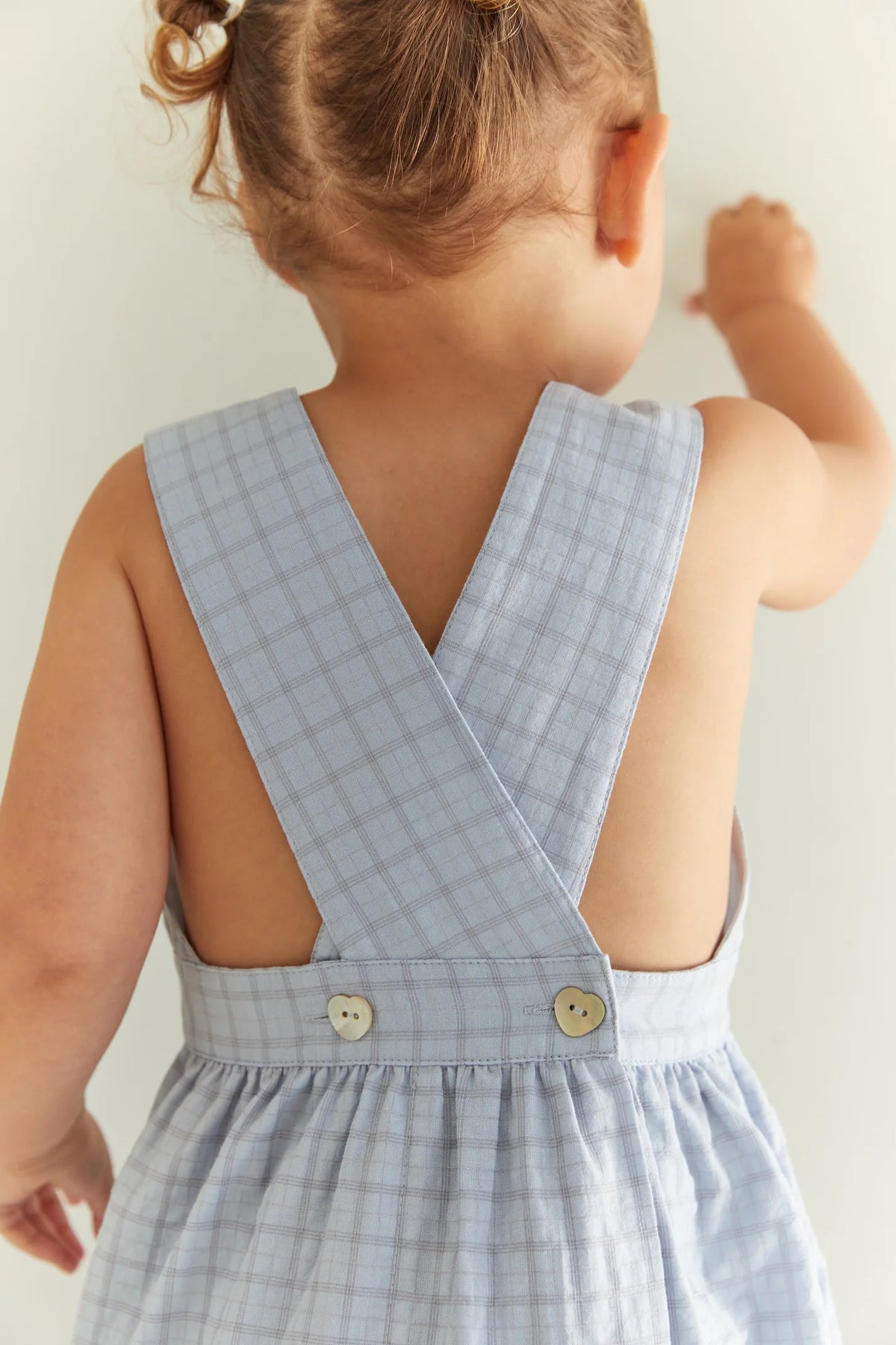 Coco Dress - Sky Gingham